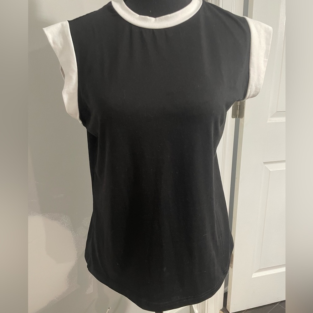 Vintage color block tee